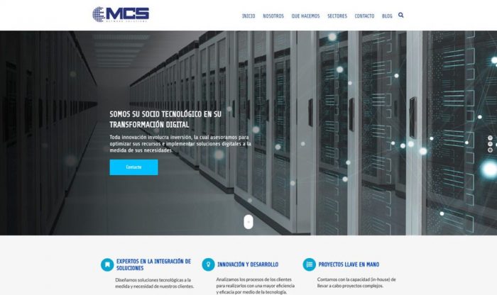 MCS - Desarrollo de Sitio Web ADN Social Web